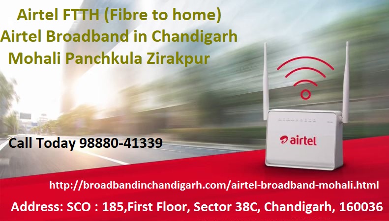 Airtel Broadband Wi-Fi Connection Services In Chandigarh, Mohali -19